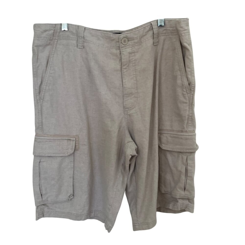 Mens Linen Blend Shorts 36 Marc Anthony Mens‎ Cargo Beach Vacation Resort